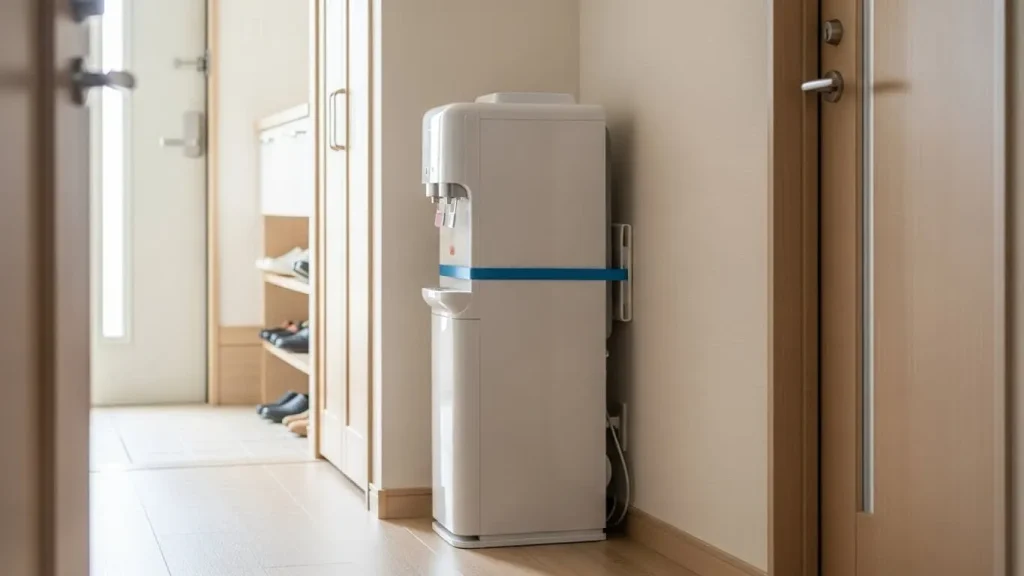 玄関廊下は動線と地震転倒防止