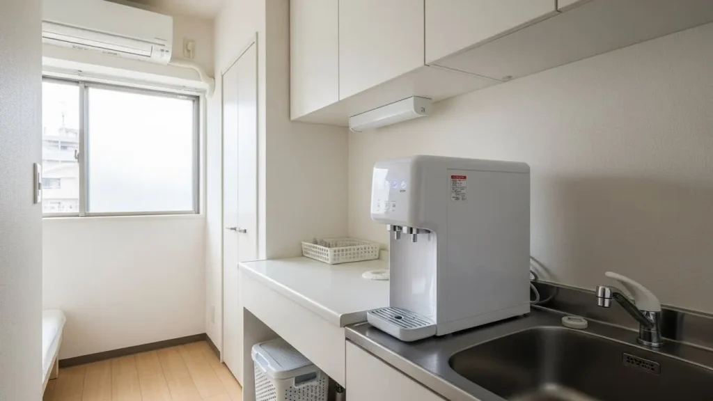 賃貸の狭い部屋は浄水型検討