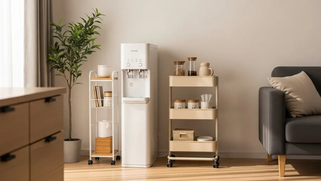 推しのウォーターサーバーの収納アイデア